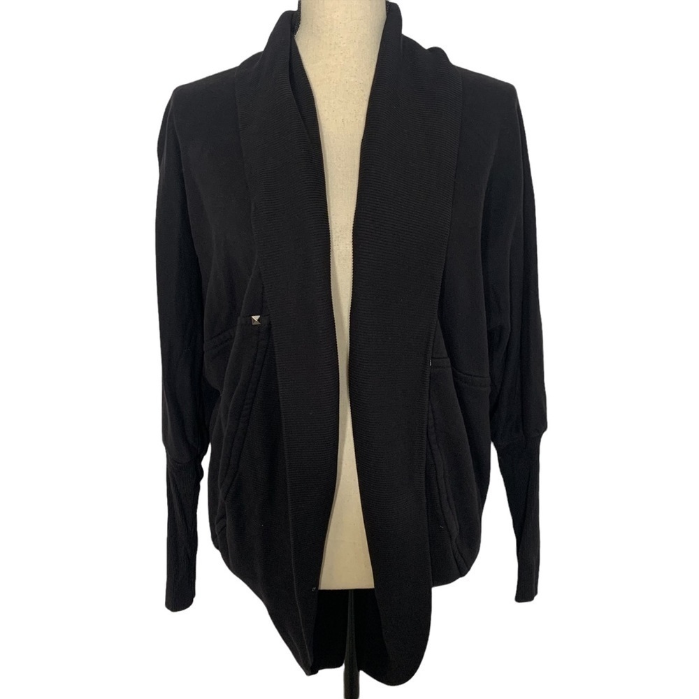 Wilfred Black Studded Open Front Jacket - image 4